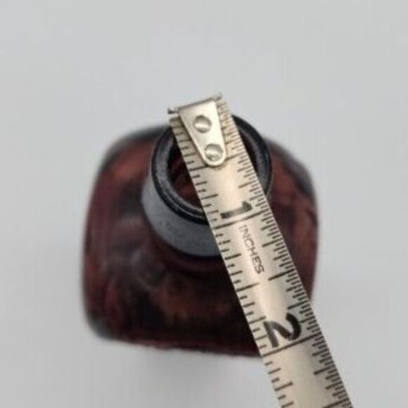 Vtg Straub Hullers Elixir Tree of Life Health Purple Amethyst Glass 8" Bottle - Picture 9 of 12